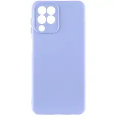 Чохол TPU GETMAN Liquid Silk Full Camera для Samsung Galaxy M33 5G Бузковий / Light purple