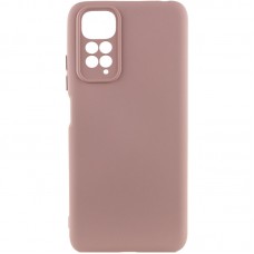 Чохол Silicone Cover Lakshmi Full Camera (AAA) для Xiaomi Redmi Note 11 (Global) / Note 11S Рожевий / Pink Sand