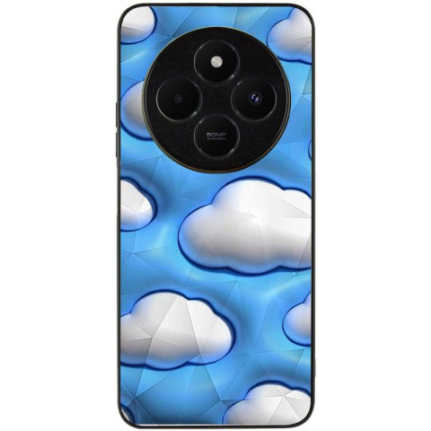 TPU+PC чохол Prisma Fluffie для Xiaomi Redmi 14C / Poco C75 Clouds