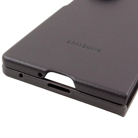 Шкіряний чохол Leather Case (AAA) для Samsung Galaxy Z Fold7 Gray