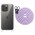 Чохол TPU Transparent with Straps для Apple iPhone 14 Pro Max (6.7") Light Purple