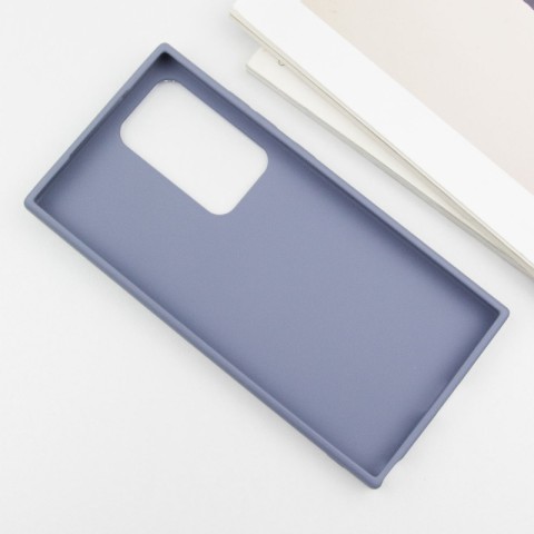 TPU чохол Bonbon Metal Style with MagSafe для Samsung Galaxy S24 Ultra Сірий / Lavender