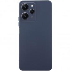Чохол TPU GETMAN Liquid Silk Full Camera для Xiaomi Redmi 12 Синій / Midnight Blue