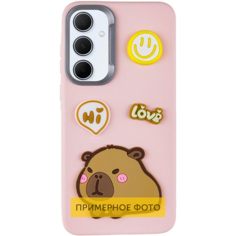 Чохол TPU Leather Toys для Xiaomi Redmi 14C / Redmi A4 / Poco C75 Capybara / Pink