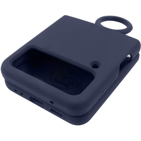 Чохол Foldables Silicone Cover Lakshmi (AAA) для Samsung Galaxy Z Flip4 Темно-синій / Midnight blue