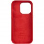 Шкіряний чохол Leather Case (AA Plus) with MagSafe для Apple iPhone 13 Pro (6.1") Crimson