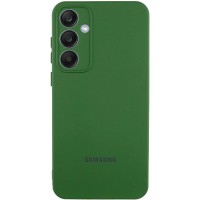 Чохол Silicone Cover Lakshmi Full Camera (AA) with logo для Samsung Galaxy S25+ Зелений / Dark green