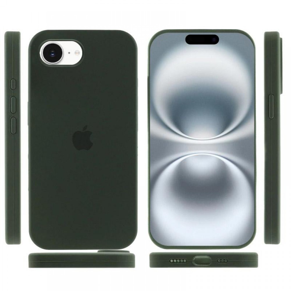 Чохол Silicone Case Full Protective (AA) для Apple iPhone 16e (6.1") Зелений / Cyprus Green