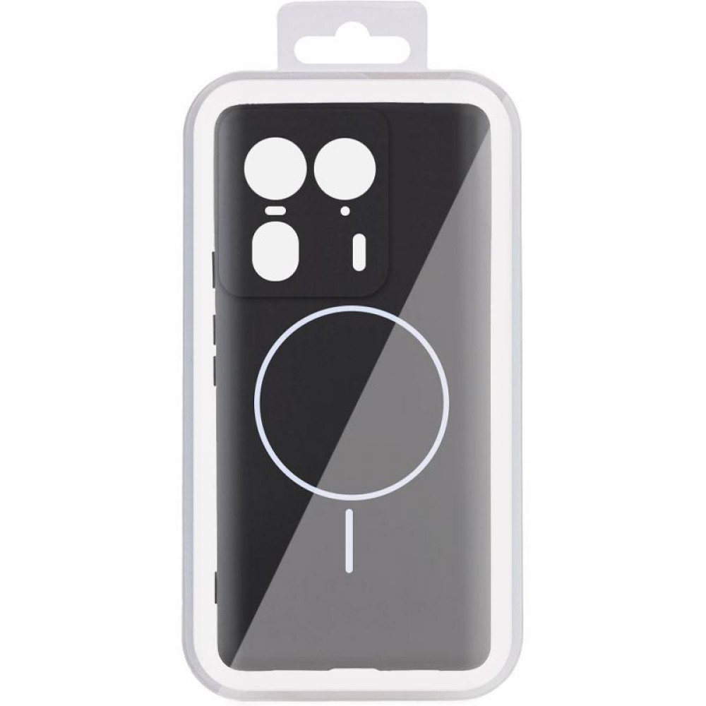 Чохол Silicone Cover Lakshmi Full Camera (AA) with MagFit для Motorola Edge 50 Ultra Чорний / Black