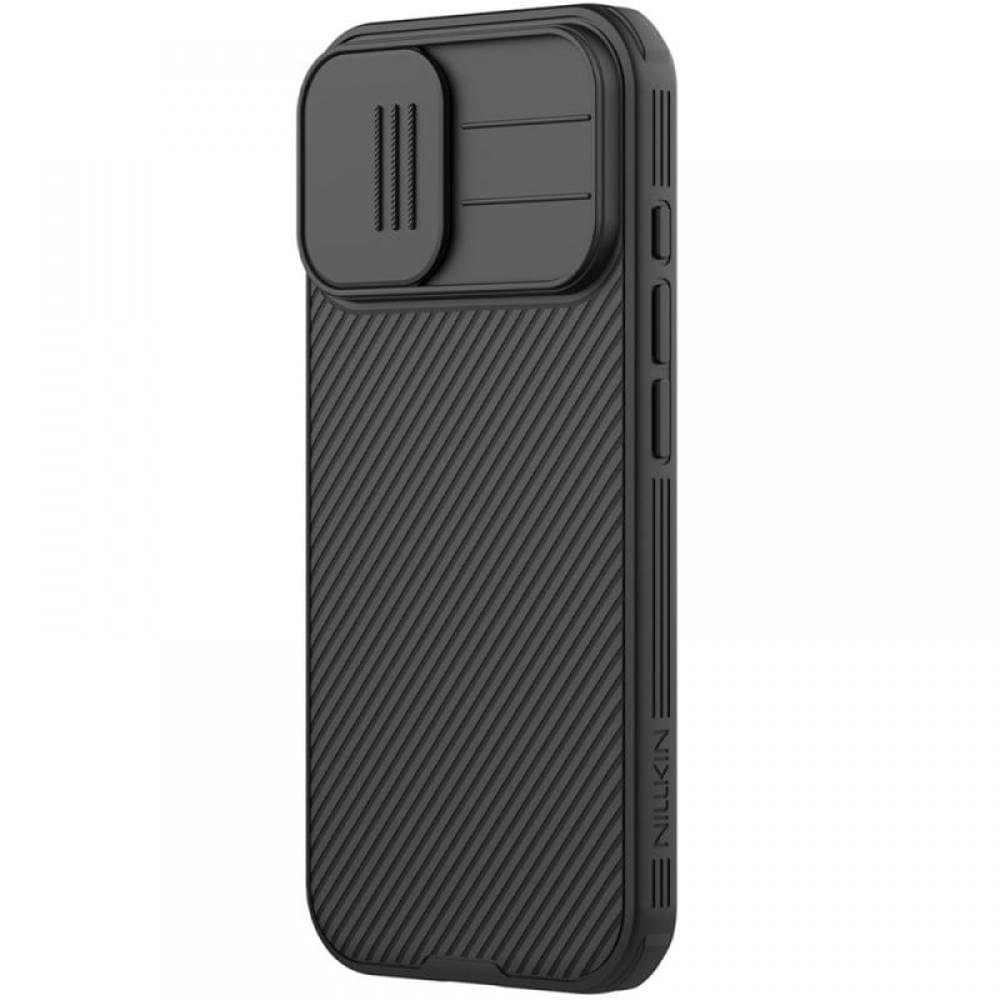 Карбонова накладка Nillkin CamShield Pro Magnetic для Apple iPhone 17 (6.3") Black