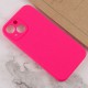 Чохол Silicone Case Full Camera Protective (AA) NO LOGO для Apple iPhone 13 (6.1") Рожевий / Barbie pink