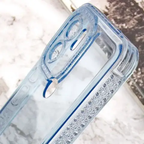 Чохол TPU Starfall Clear для Xiaomi Poco C51 Блакитний
