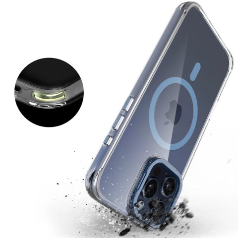 Чохол TPU Space Case Apex with MagSafe для Apple iPhone 13 Pro / 14 Pro (6.1") Navy Blue