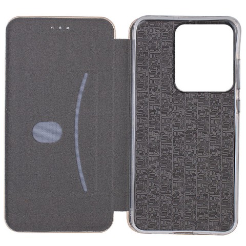 Шкіряний чохол-книжка Classy для Motorola Moto G75 5G Золотий