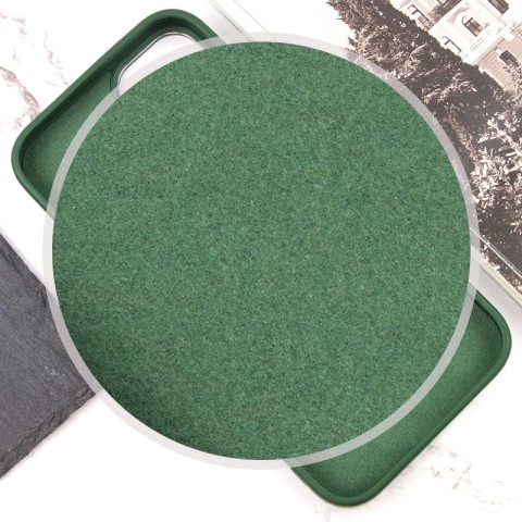 Чохол TPU+Glass Sapphire Midnight Open Camera with MagSafe для Apple iPhone 15 Plus (6.7") Зелений / Forest green