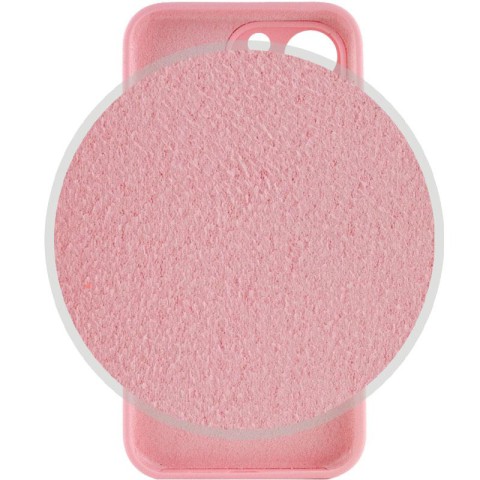 Чохол Silicone Case Full Camera Protective (AA) для Apple iPhone 14 Pro (6.1") Рожевий / Light pink