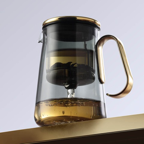 Чайник для заварювання TeaPot D-12 Lingxi Elegant 700ml Advanced gold
