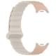 Ремінець Dual-color Magnetic для Xiaomi Mi Band 9/8/10 Beige / White