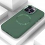 TPU чохол Bonbon Metal Style with MagSafe для Apple iPhone 14 Pro Max (6.7") Зелений / Pine green