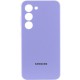 Чохол Silicone Cover Lakshmi Full Camera (AAA) with Logo для Samsung Galaxy S23 Бузковий / Dasheen