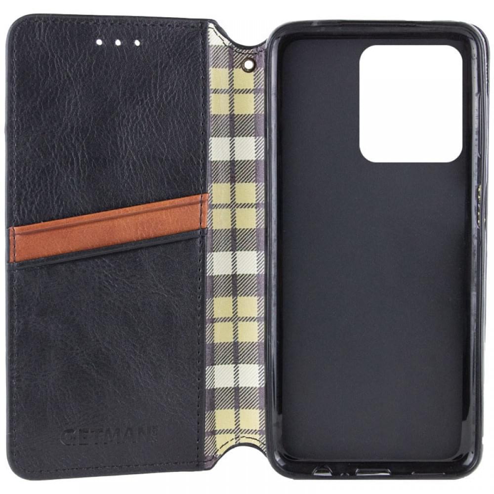 Кожаный чехол-книжка GETMAN Cubic (PU) для ZTE Blade A55 4G