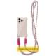 Чехол TPU CrossBody with straps для Apple iPhone 16e (6.1")