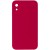 Silicone Case Square Full Camera Protective (AA) NOLOGO для Apple iPhone XR (6.1") Червоний / Rose Red