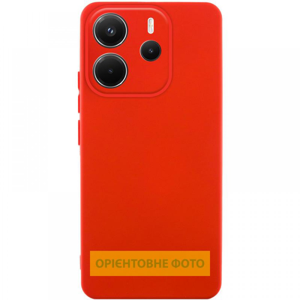 Чохол Silicone Cover Ummi Lakshmi Full Camera (AA) для Xiaomi Redmi Note 14 Pro 4G/5G Червоний / Red