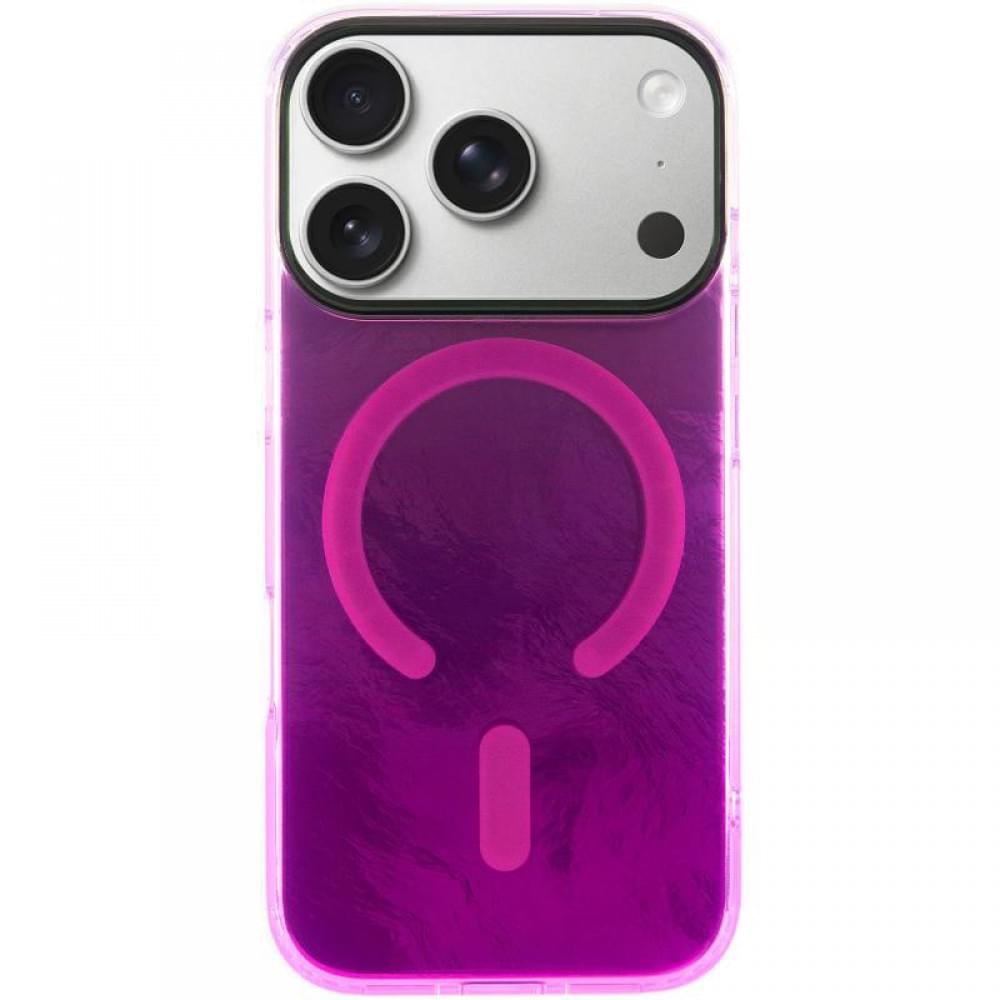 Чохол TPU Shiny Mountain (MagFit) для Apple iPhone 17 Pro (6.3") Pink