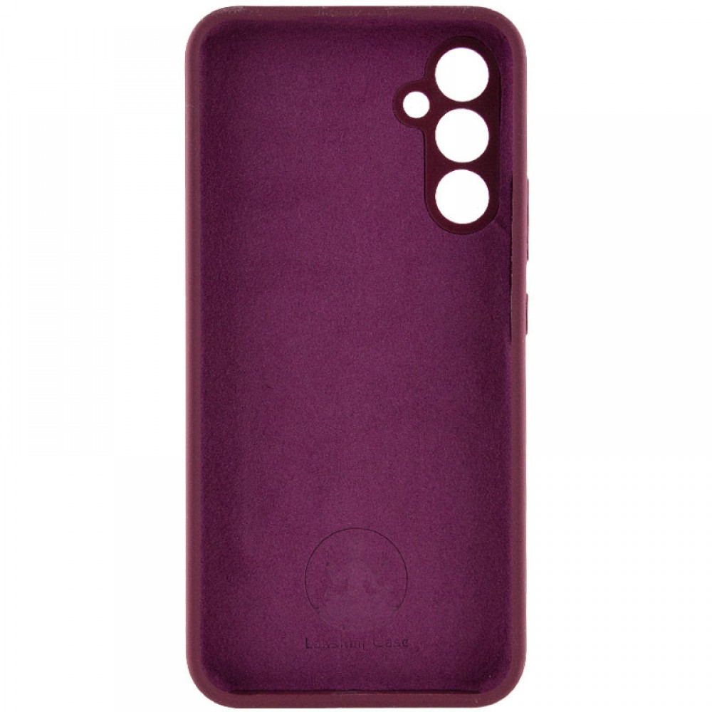 Чохол Silicone Cover Lakshmi Full Camera (AAA) для Samsung Galaxy S24 FE Бордовий / Plum