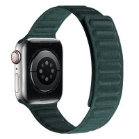 Ремінець FineWoven (AAA) для Apple Watch 42(ser.1-3)/44/45/46/49mm Evergree