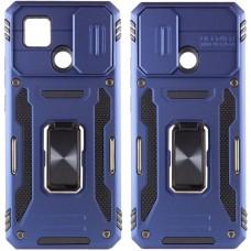 Ударостійкий чохол Camshield Army Ring для Xiaomi Redmi 9C / 10A Синій / Navy