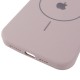 Чохол Silicone Case Full Protective (AA) V2 with MagSafe для Apple iPhone 13 Pro Max (6.7") Сірий / Lavender