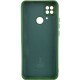 Чохол Silicone Cover Lakshmi Full Camera (AA) для Xiaomi Redmi 10C Зелений / Dark green