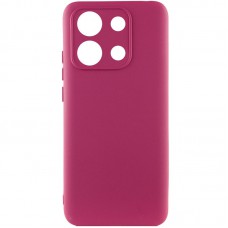Чохол Silicone Cover Lakshmi Full Camera (AA) для Xiaomi Poco X6 Pro Бордовий / Marsala