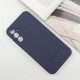 Чохол Silicone Cover Lakshmi Full Camera (AAA) with Logo для Samsung Galaxy S25 Темно-синій / Midnight blue