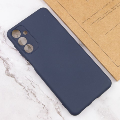 Чохол Silicone Cover Lakshmi Full Camera (A) для Samsung Galaxy M54 5G Синій / Midnight Blue