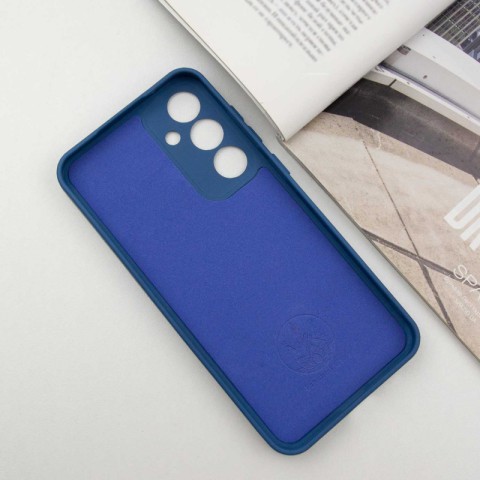 Чохол Silicone Cover Lakshmi Full Camera (A) для Samsung Galaxy M34 5G Синій / Navy Blue