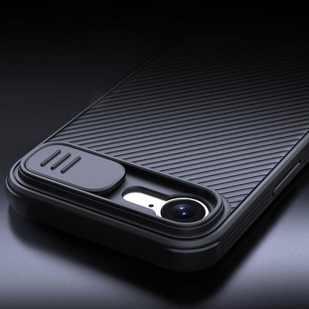 Карбонова накладка Nillkin CamShield Pro для Apple iPhone 16e (6.1") Black