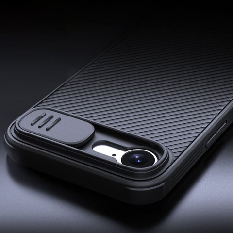 Карбонова накладка Nillkin CamShield Pro для Apple iPhone 16e (6.1") Black