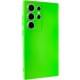 Чохол TPU GETMAN Liquid Silk Full Camera для Samsung Galaxy S24 Ultra Салатовий / Neon Green