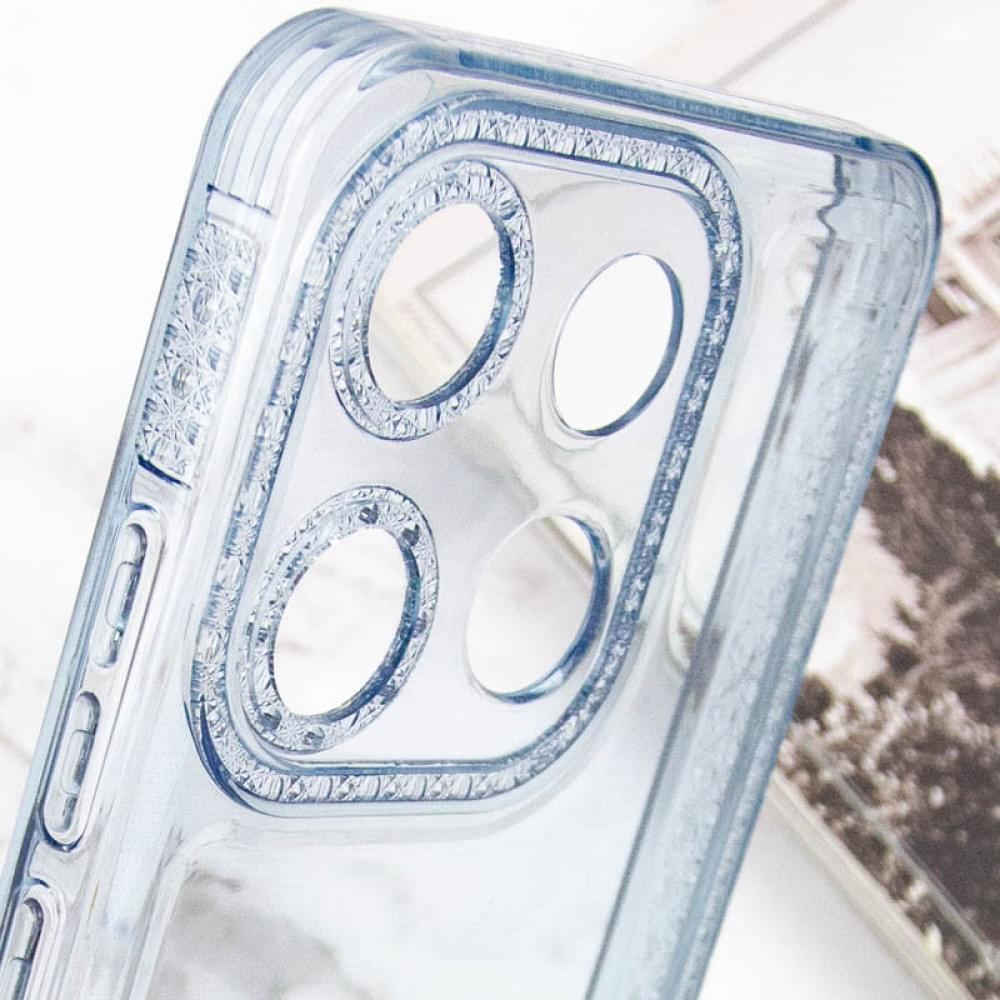 Чохол TPU Starfall Clear для Tecno Pop 7 Блакитний