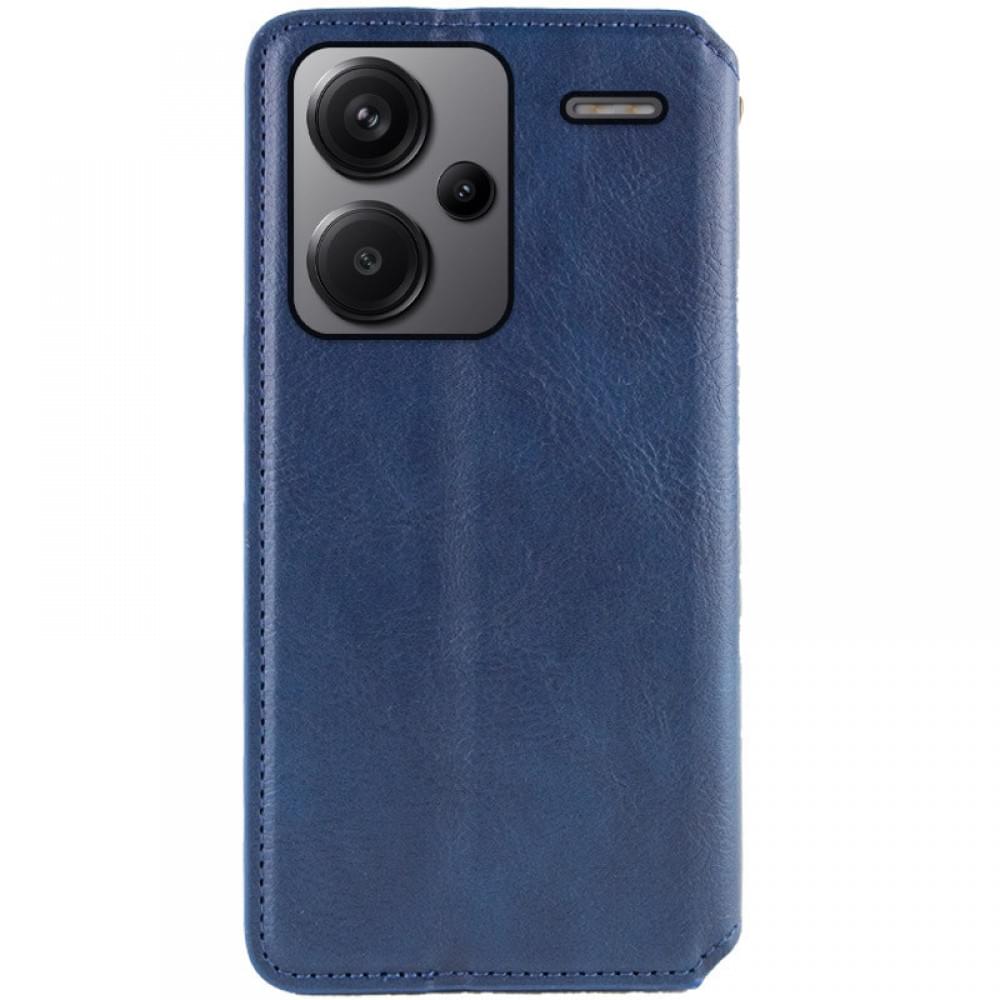 Кожаный чехол-книжка GETMAN Cubic (PU) для Xiaomi Redmi Note 13 Pro+