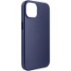 Шкіряний чохол Leather Case (AA Plus) with MagSafe для Apple iPhone 12 Pro / 12 (6.1") Violet