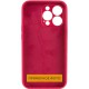 Чохол Silicone Case Full Camera Protective (AA) NO LOGO для Apple iPhone 16 Plus (6.7") Червоний / Rose Red
