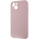 Чохол Silicone Case Full Camera Protective (AA) NO LOGO для Apple iPhone 14 (6.1") Рожевий / Chalk Pink