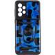 Ударостійкий чохол Camshield Serge Ring Camo для Samsung Galaxy A73 5G Синій / Army Blue