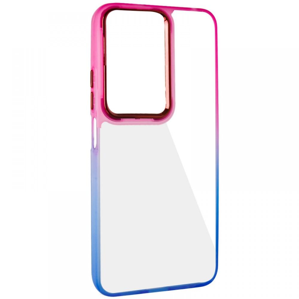 Чохол TPU+PC Fresh sip series для Xiaomi Redmi Note 13 Pro 4G / Poco M6 Pro 4G / Note 14S Синій / Рожевий