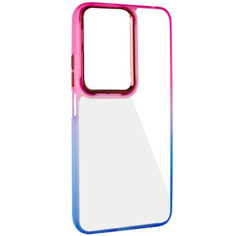 Чохол TPU+PC Fresh sip series для Xiaomi Redmi Note 13 Pro 4G / Poco M6 Pro 4G / Note 14S Синій / Рожевий