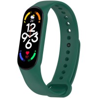 Силіконовий ремінець для Xiaomi Mi Band 7/6/5 Зелений / Pine Needle